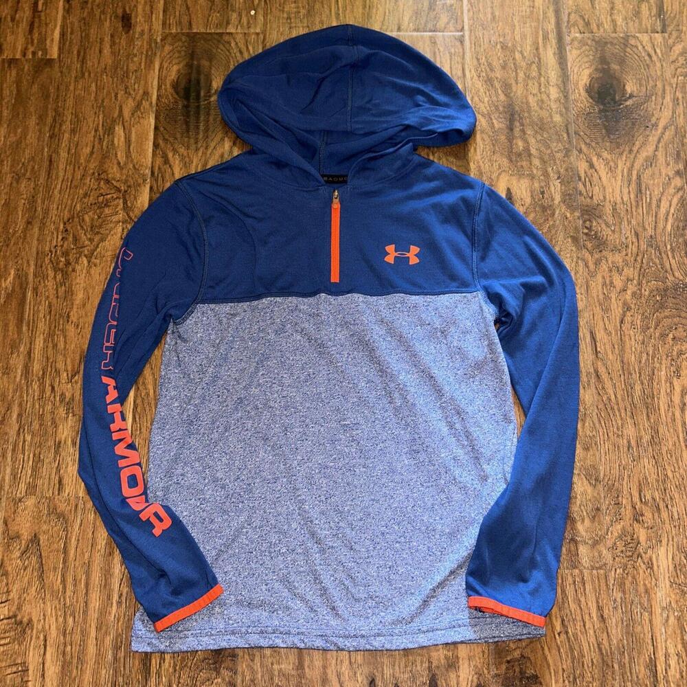 🔥🔥SOLD🔥🔥Under Armour Threadborne Longsleeve Heat Gear Shirt Sz Medium 1/4 Zip
